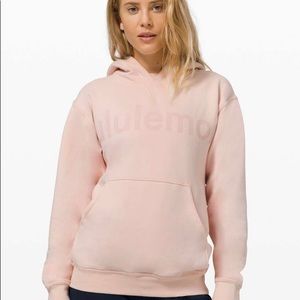 Women’s Lululemon All Yours Hoodie in Feather Pink, Size 10